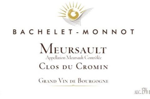 Bachelet-Monnot, Meursault Clos du Cromin, 2019, 75cl bottles