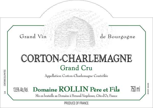 Domaine Rollin Père & Fils, Corton-Charlemagne Grand Cru 2022 (75cl bottles)