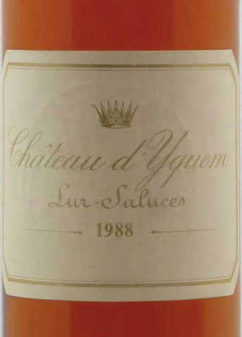 Château d'Yquem Grand Cru Classé, 37.5cl 1988